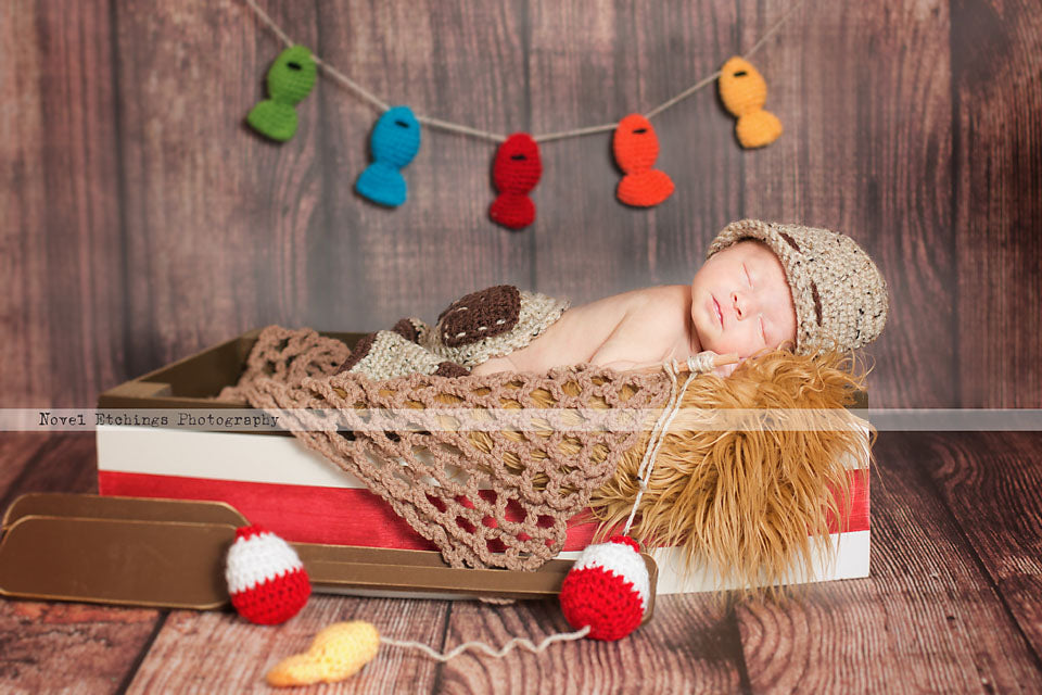Fishing Baby Crochet Pattern