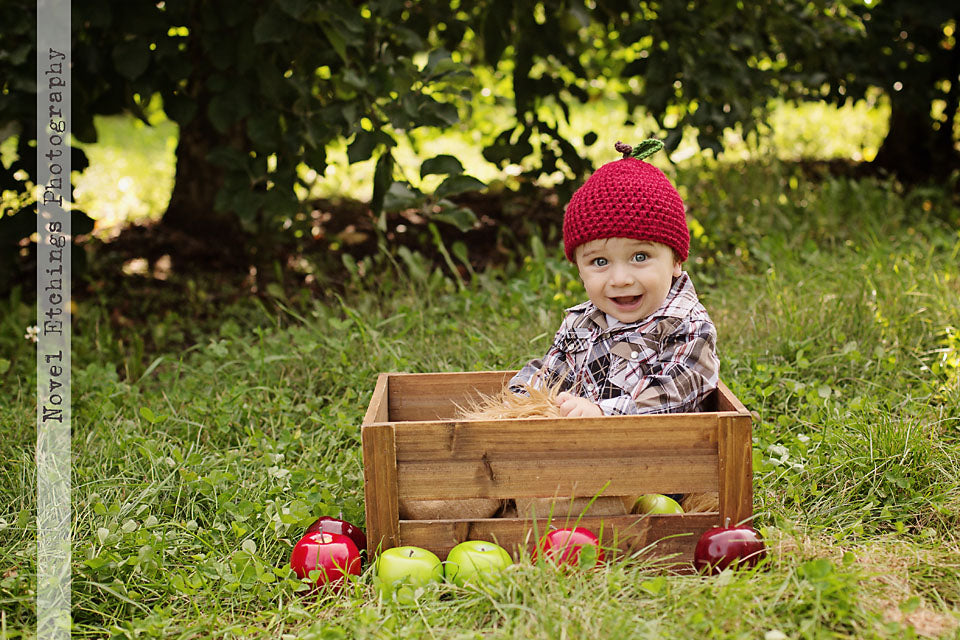 Apple Beanie Crochet Pattern