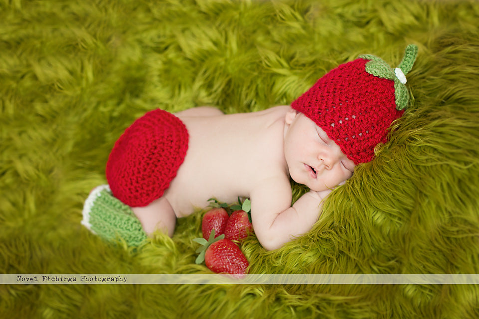 Strawberry Baby Crochet Pattern