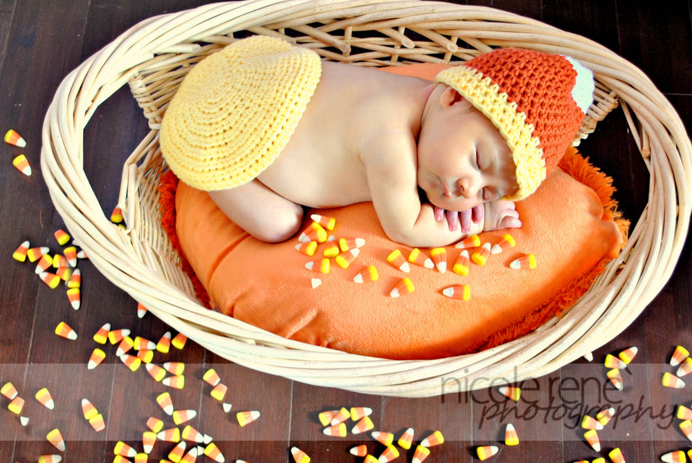 Candy Corn Baby Crochet Pattern