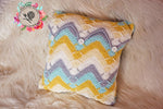 Mountain Peak Pillow Crochet Pattern