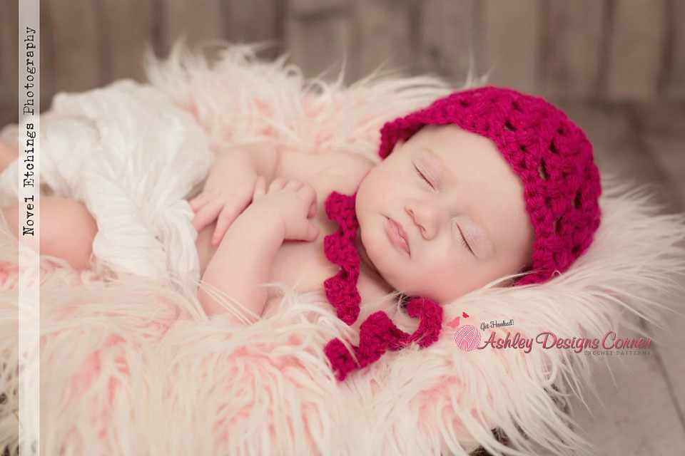 Olivia Bonnet Crochet Pattern