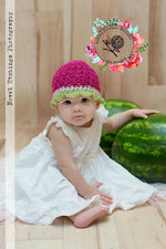 Watermelon Beanie Crochet Pattern