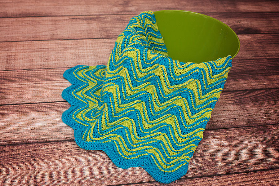 Fusion Ripple Blanket Crochet Pattern