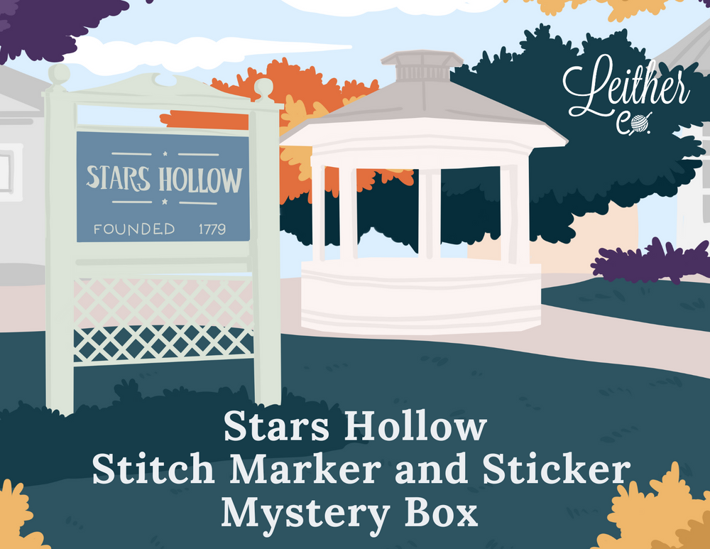 Stars Hollow Stitch Marker and Sticker Mystery Box - Ready to Ship