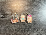 Gingerbread Stitch Marker Set - Ready to Ship