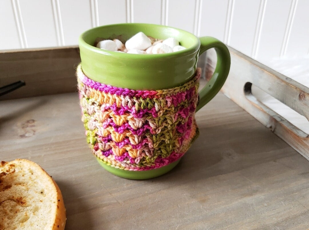 Turtle Bay Coffee Cozy Crochet Pattern