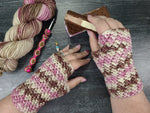 Neapolitan Fingerless Gloves Crochet Pattern
