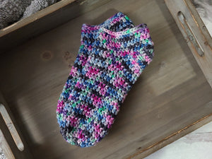 Northern Lights Socks Crochet Pattern