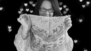 
            
                Load image into Gallery viewer, Love Shawl Crochet Kit
            
        