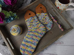 Rainbow Socks Crochet Pattern