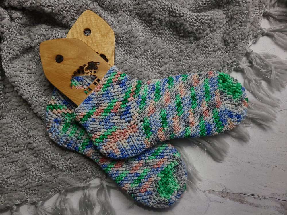 Italy Socks Crochet Pattern