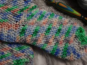 Italy Socks Crochet Pattern