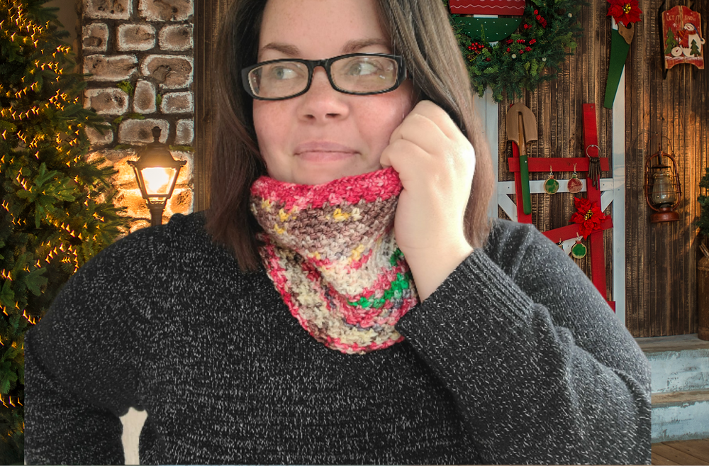 Cozy Christmas Cowl Crochet Pattern