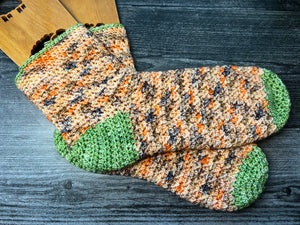 Bryce Canyon National Park Socks Crochet Pattern
