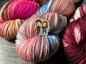 
            
                Load image into Gallery viewer, Rory and Jess Stitch Marker - Stars Hollow
            
        