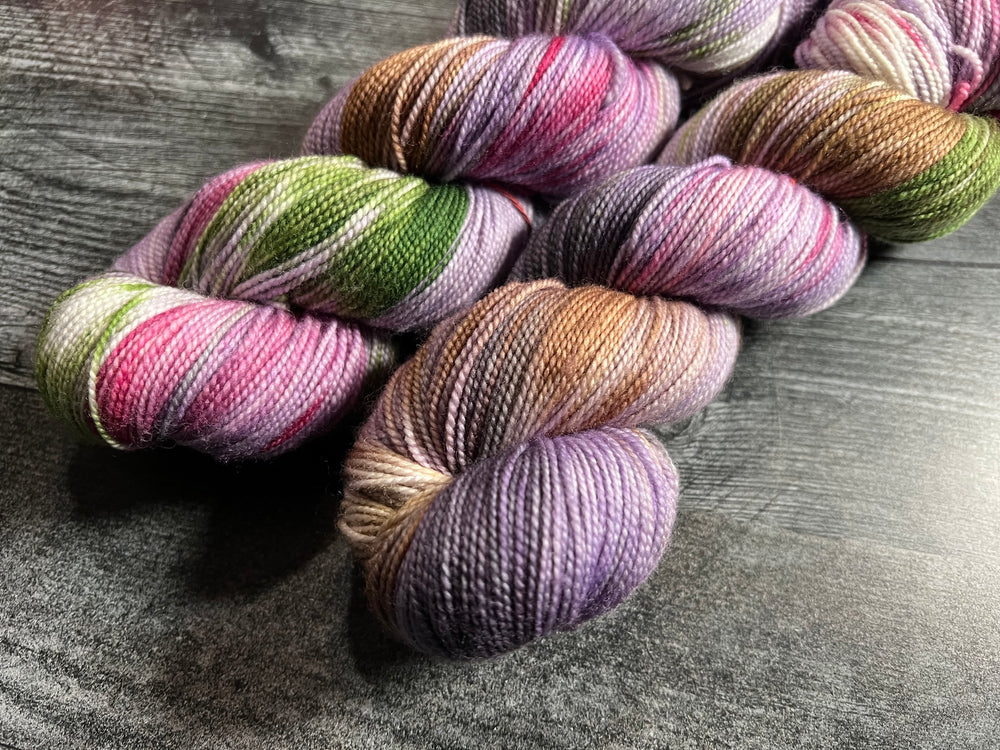 
            
                Load image into Gallery viewer, Sleeping Fawn (Sock) Hand Dyed Yarn - Ready to Ship
            
        
