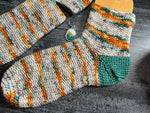 Glacier National Park Socks Crochet Pattern