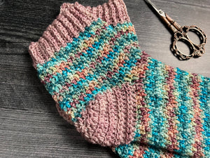 Zion National Park Socks Crochet Pattern