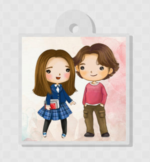 
            
                Load image into Gallery viewer, Rory and Dean Stitch Marker - Stars Hollow
            
        