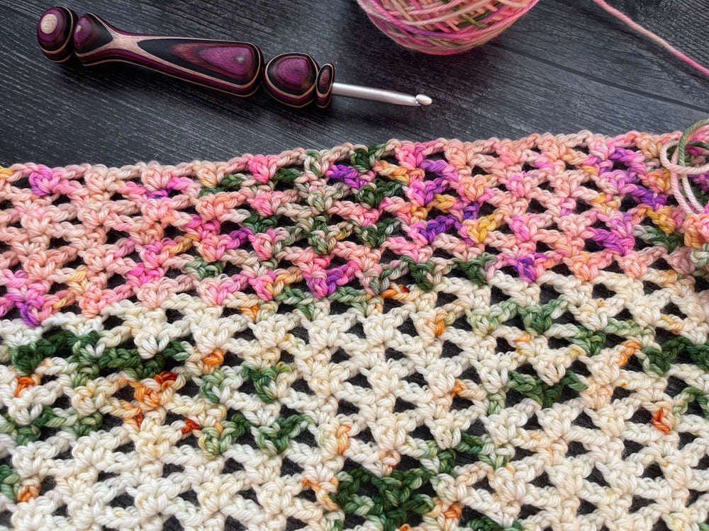 Flower Garden Blanket Crochet Pattern
