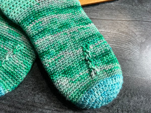 
            
                Load image into Gallery viewer, North Cascades National Park Socks Crochet Pattern
            
        