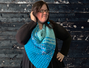 Water Waves Shawl Crochet Pattern