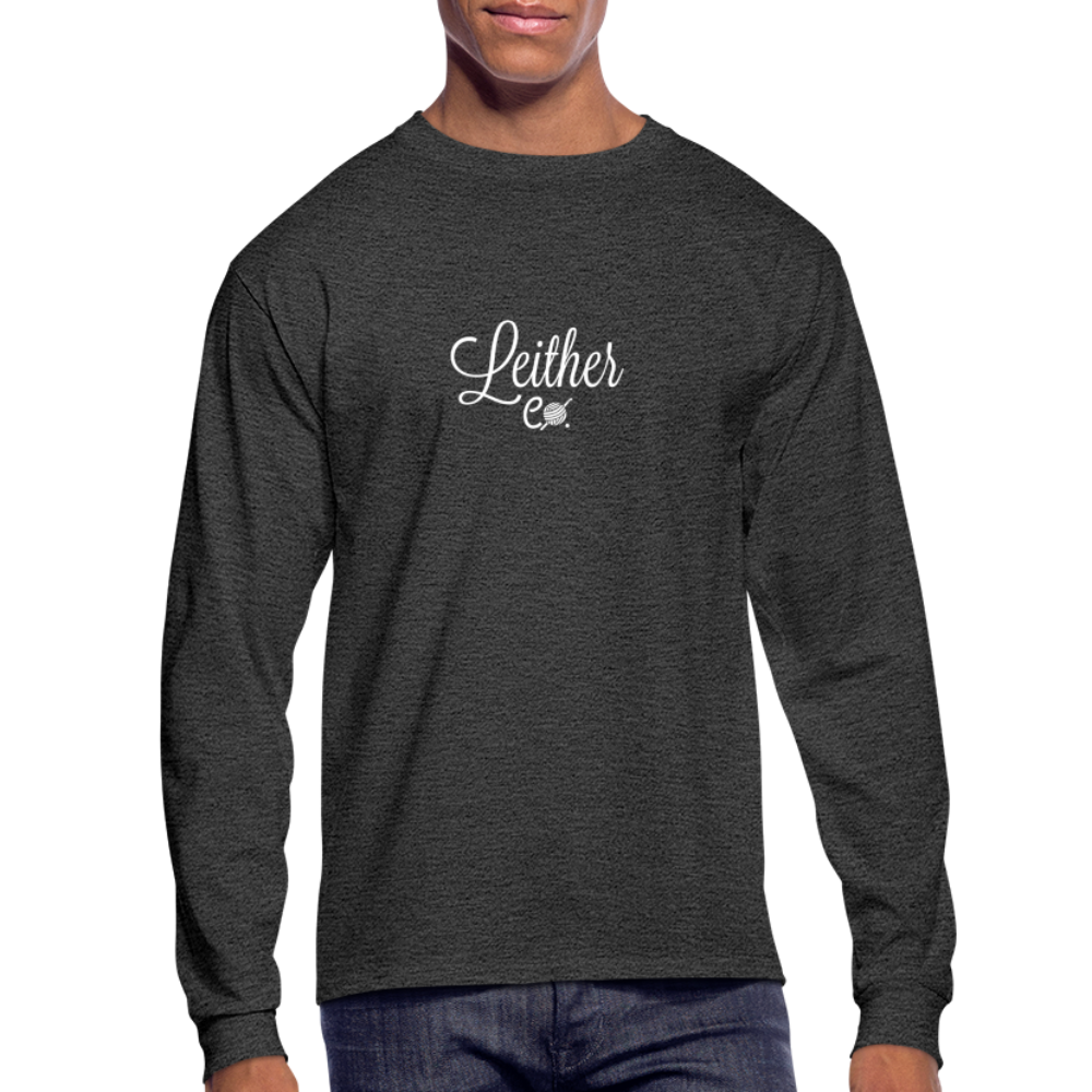 Men's Long Sleeve T-Shirt - heather black