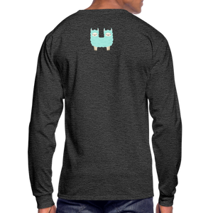 Men's Long Sleeve T-Shirt - heather black