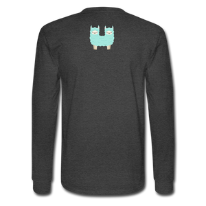 Men's Long Sleeve T-Shirt - heather black